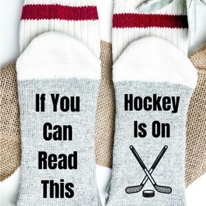 If You Can Read This Hockey Socks